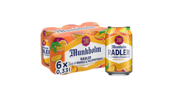 Munkholm Radler Mango & Pasjonsfrukt | 6 x 0.33l