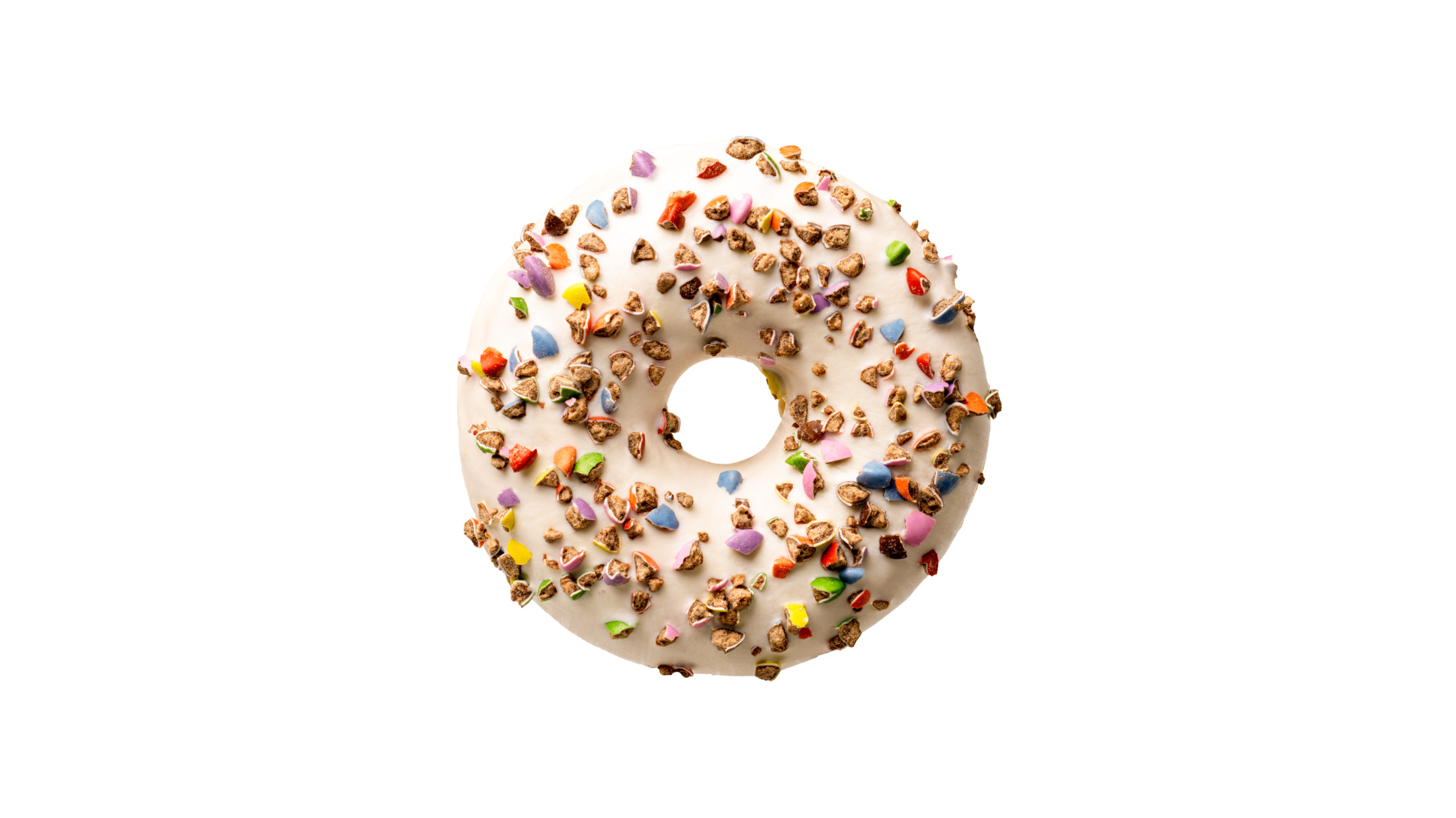 Donut Hvit Sjokolade & Crushed Candy | 57g