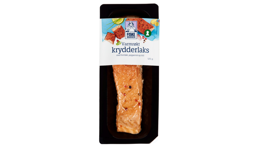 Fiskemannen Krydderlaks Varmrøkt | 125g