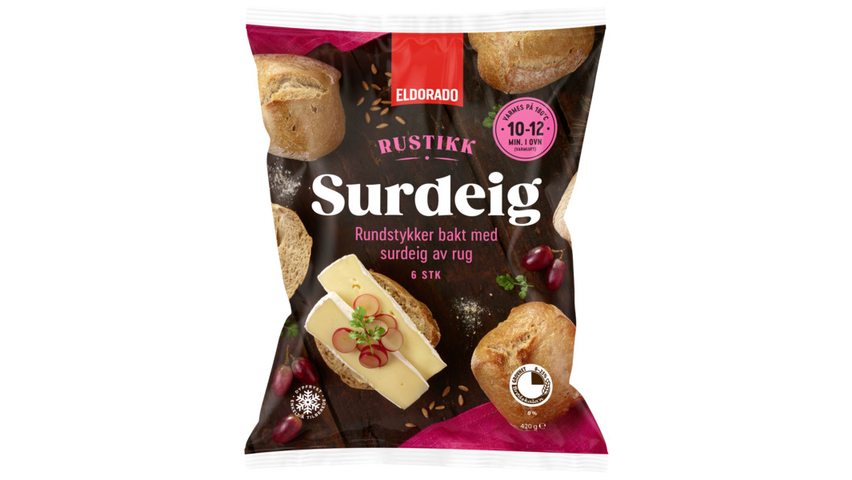 Rundstykker m/Surdeig av Rug | 420g