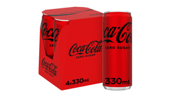 Coca-Cola Zero Sugar | 4 x 0.33l