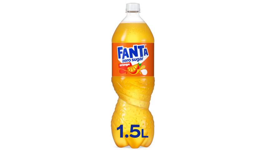 Fanta Orange Zero Sugar Flaske | 1.5l