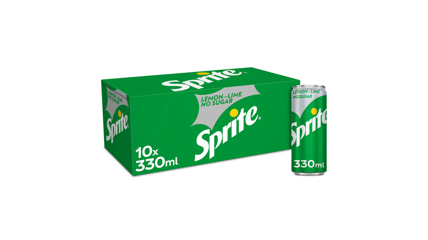 Sprite u/Sukker| 10 x 330ml