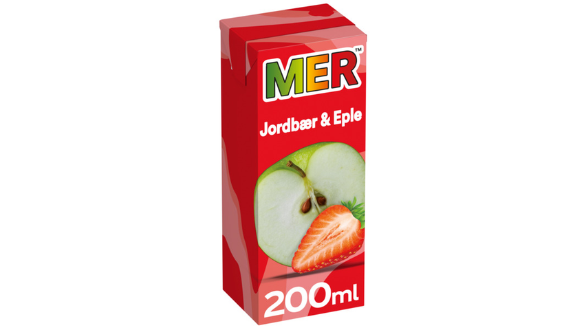 Mer Jordbær & Eple | 200ml