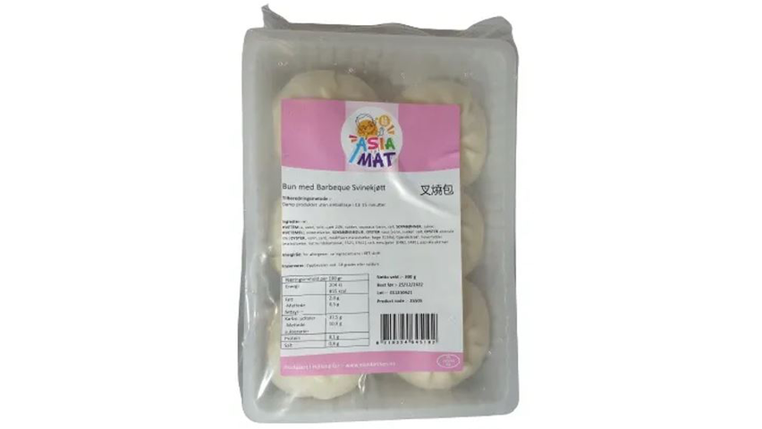 Asia Mat Buns m/Bbq-Svinekjøtt | 300g