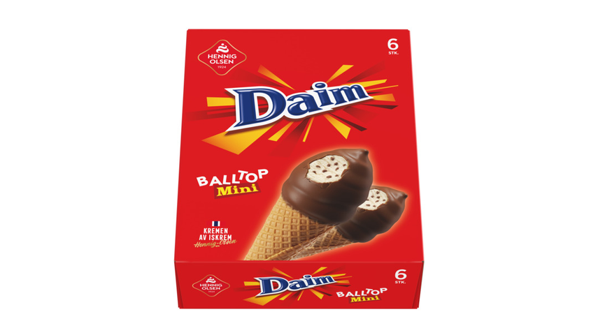 Hennig-Olsen Daim Balltop Mini | 6stk