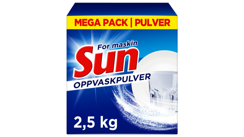 Sun Maskinoppvask Pulver | 2.5kg