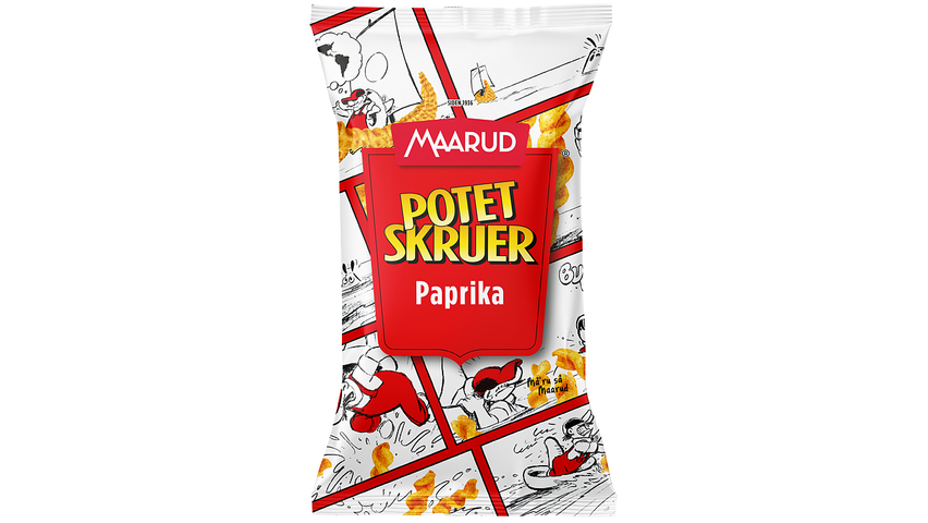 Maarud Potetskruer Paprika | 90g