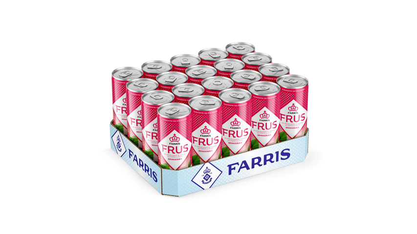 Farris Frus Bringebær Boks | 20 x 0.33l