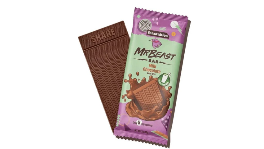 Feastable MrBeast Milk Chocolate Bar | 60g