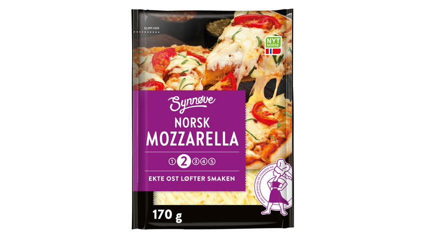 Synnøve Mozzarella Revet | 170g