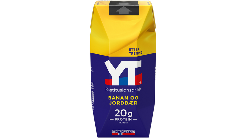 Yt Restitusjon Banan & Jordbær | 330ml