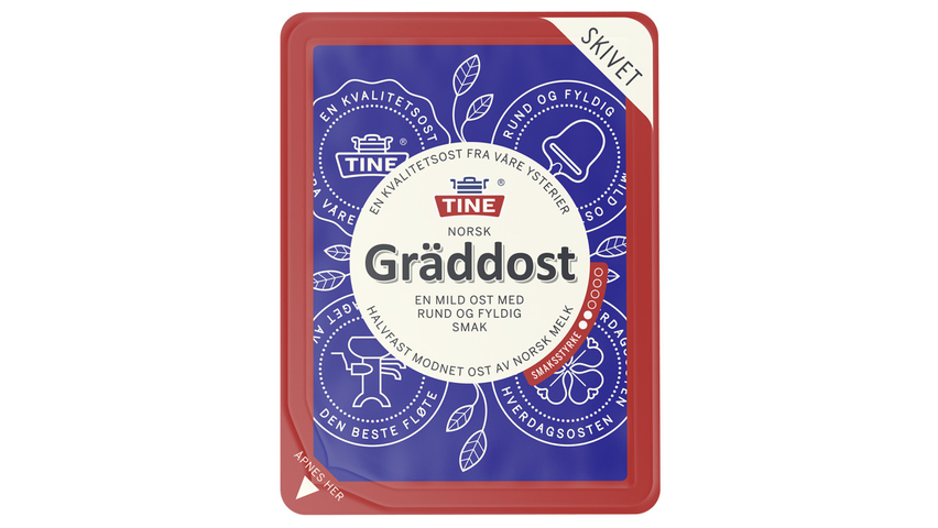 TINE Gräddost Skivet | 100g