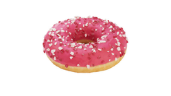 Bakehuset Donut m/Jordbærfyll | 71g