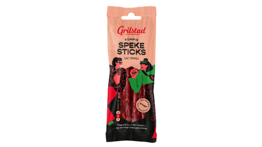 Grilstad Kompis Chili Lime Spekesticks | 60g