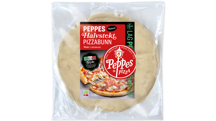 Peppes Pizzabunn Halvstekt | 2 x 230g