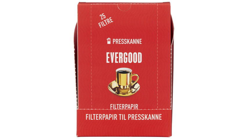 Evergood Kaffefilter Presskanne | 25stk