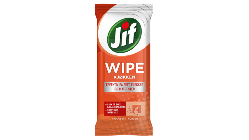 Jif Easy Wipe Kjøkken | 60stk