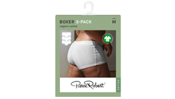 Boxer Bomull Dame | Hvit 3pk Xl