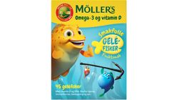 Møllers Omega 3 Gelèfisk Frukt | 45stk