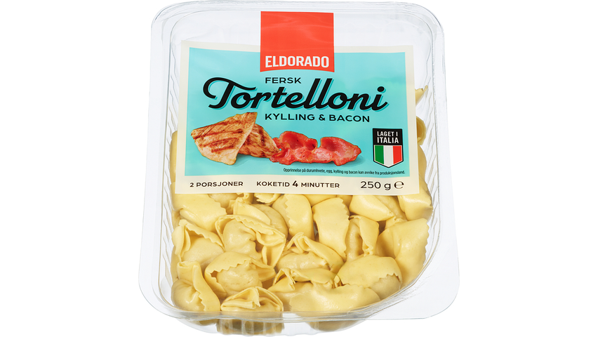 Eldorado Tortelloni Kylling & Bacon | 250g