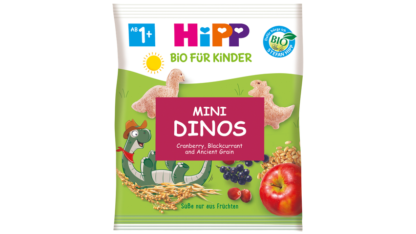 Hipp Mini Dinos 1-3 År | 300g