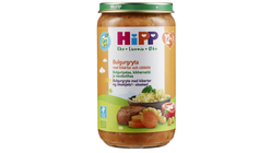 Hipp Bulgur m/Kikærter og Biff 12mnd | 250g