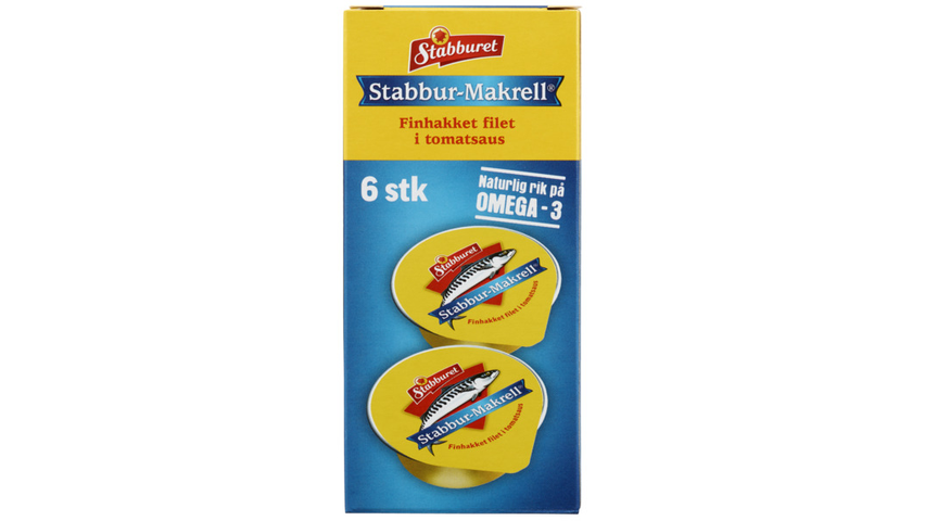 Stabbur-Makrell Porsjon | 6 x 22g