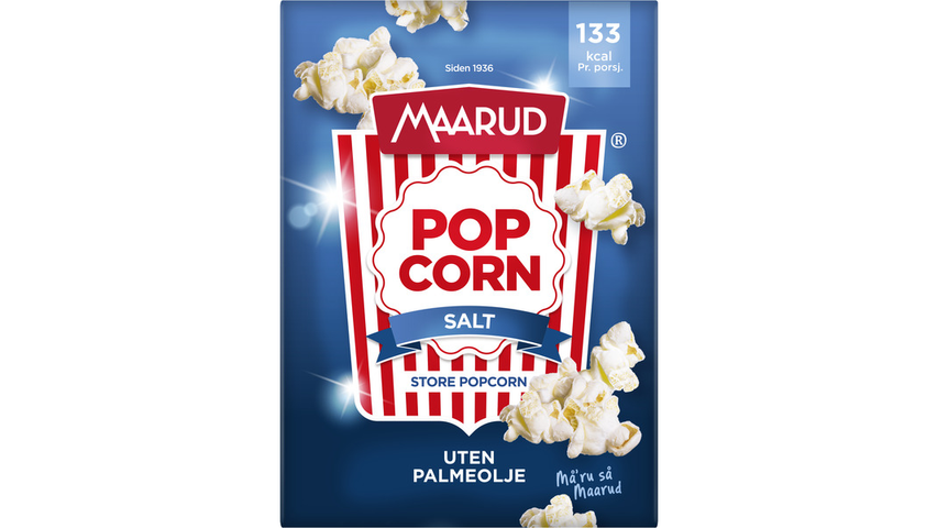 Maarud Micro Popcorn Salt | 3 x 80g