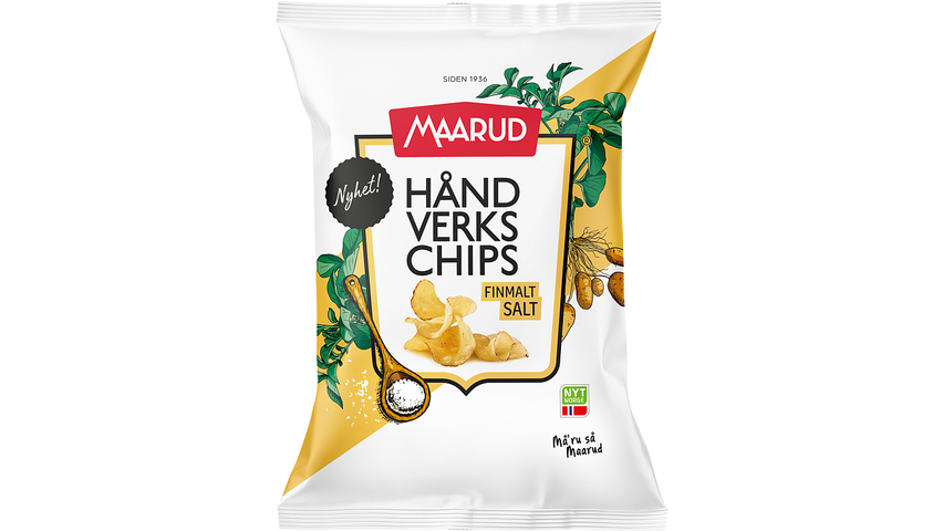 Maarud Håndverkschips Finmalt Salt | 150g