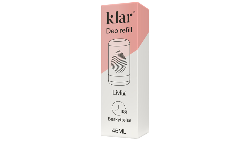 Klar Roll-on Antiperspirant Livlig Refill | 45ml