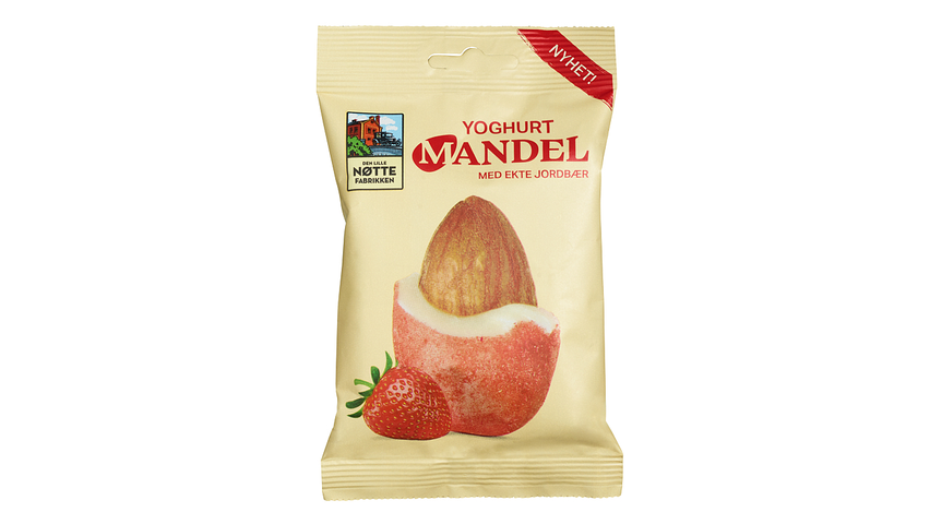 DLN Yoghurtmandel Jordbær | 80g