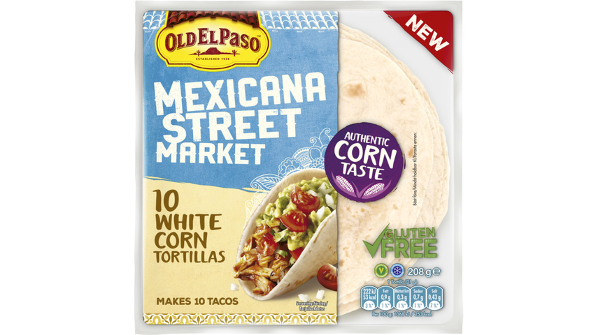 Old El Paso Tortillas 100% Mais Glutenfri | 208g