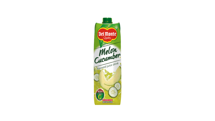 Buy Del Monte Melon Cucumber Juice Drink 1L from Dmart for Pandas