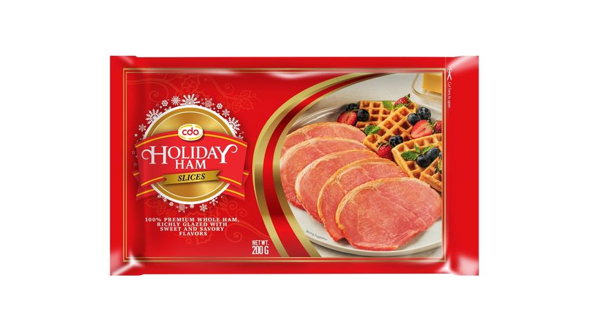 Cdo Holiday Ham Slices 200g Delivery In The Philippines Foodpanda