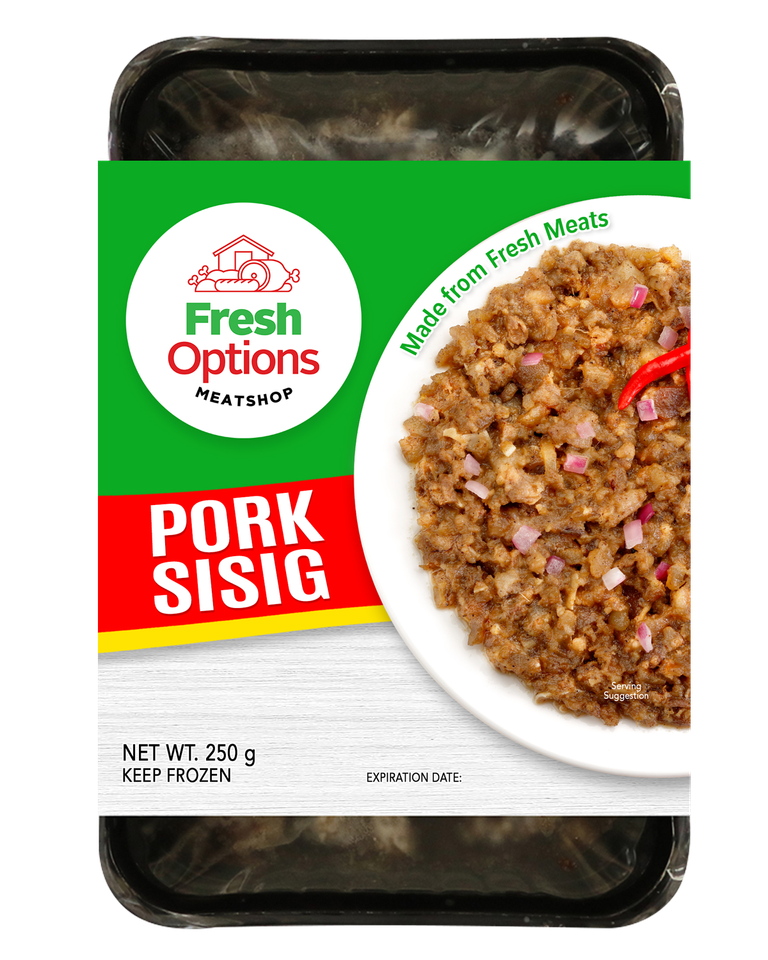 Fresh Options Pork Sisig 250g delivery in the Philippines | foodpanda