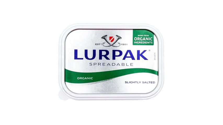 Lurpak Spreadable Organic Slightly Salted Butter 200g Delivery In The