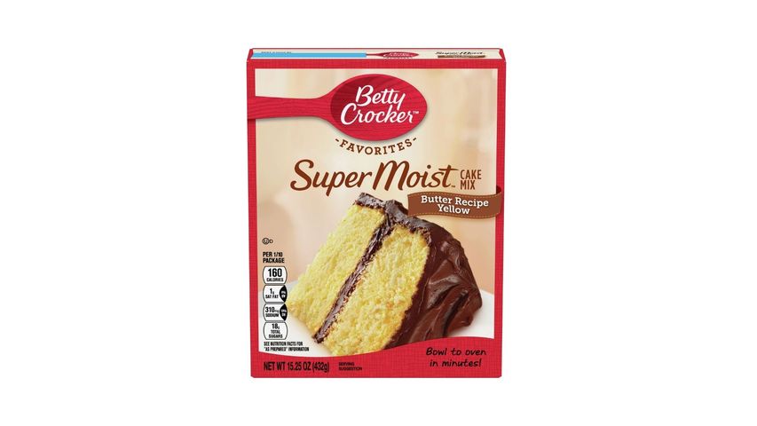 Betty Crocker Super Moist Cake Mix Butter Recipe Yellow delivery in the ...