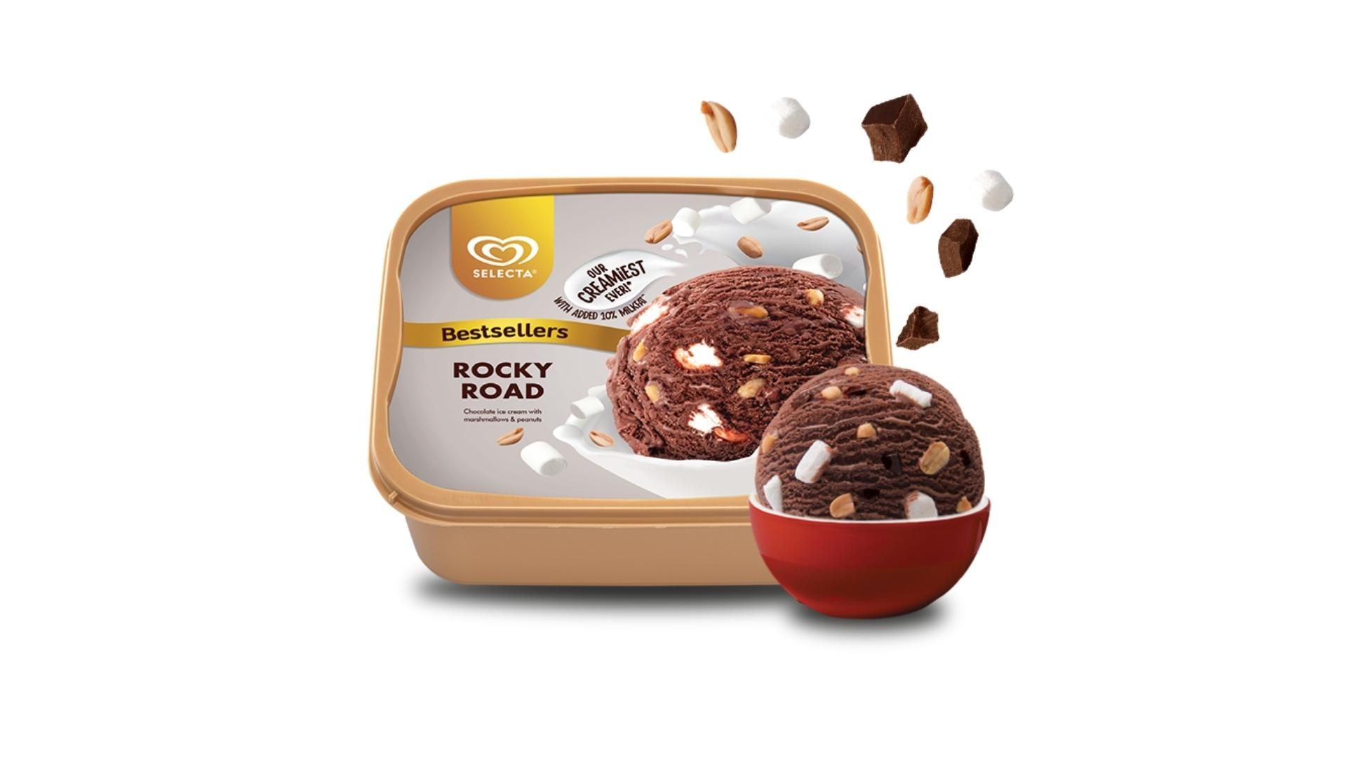 Selecta Ice Cream creation very rockyroad 1.5l (4800086036186)