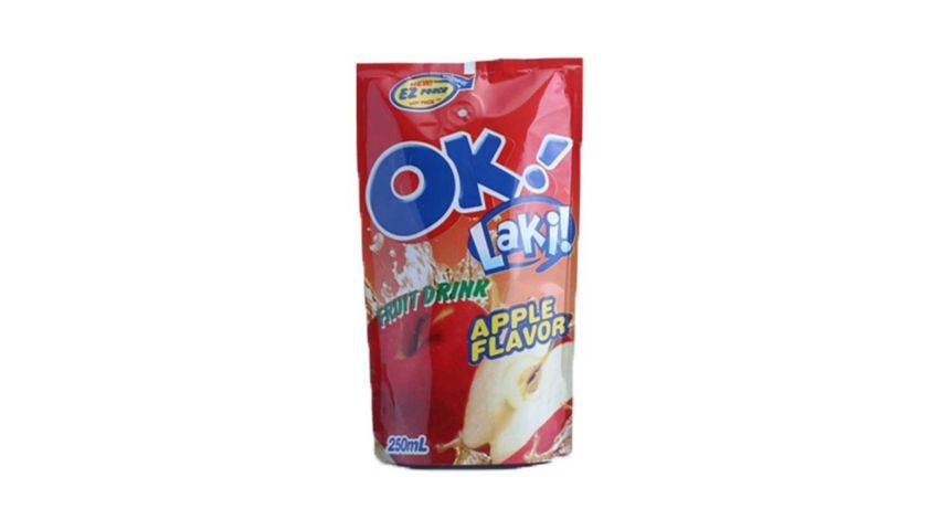 Ok Laki Fruit Juice Apple 250ML delivery in the Philippines | foodpanda