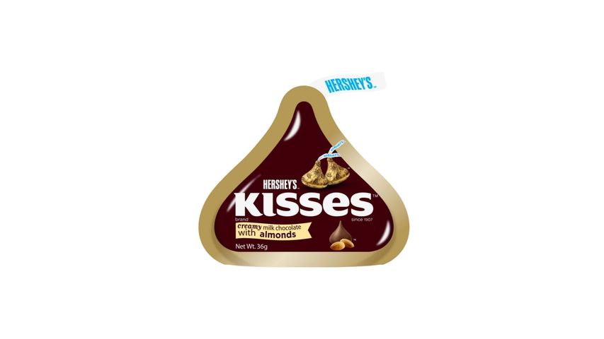 Hersheys Kisses Creamy Milk Chocolate with Almonds 36G delivery in the ...