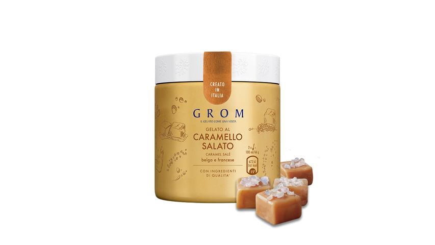 Grom Gelato Salted Caramel 460ml Delivery In The Philippines 