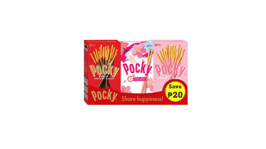Pocky Assorted 3 for save P20 delivery in the Philippines | foodpanda