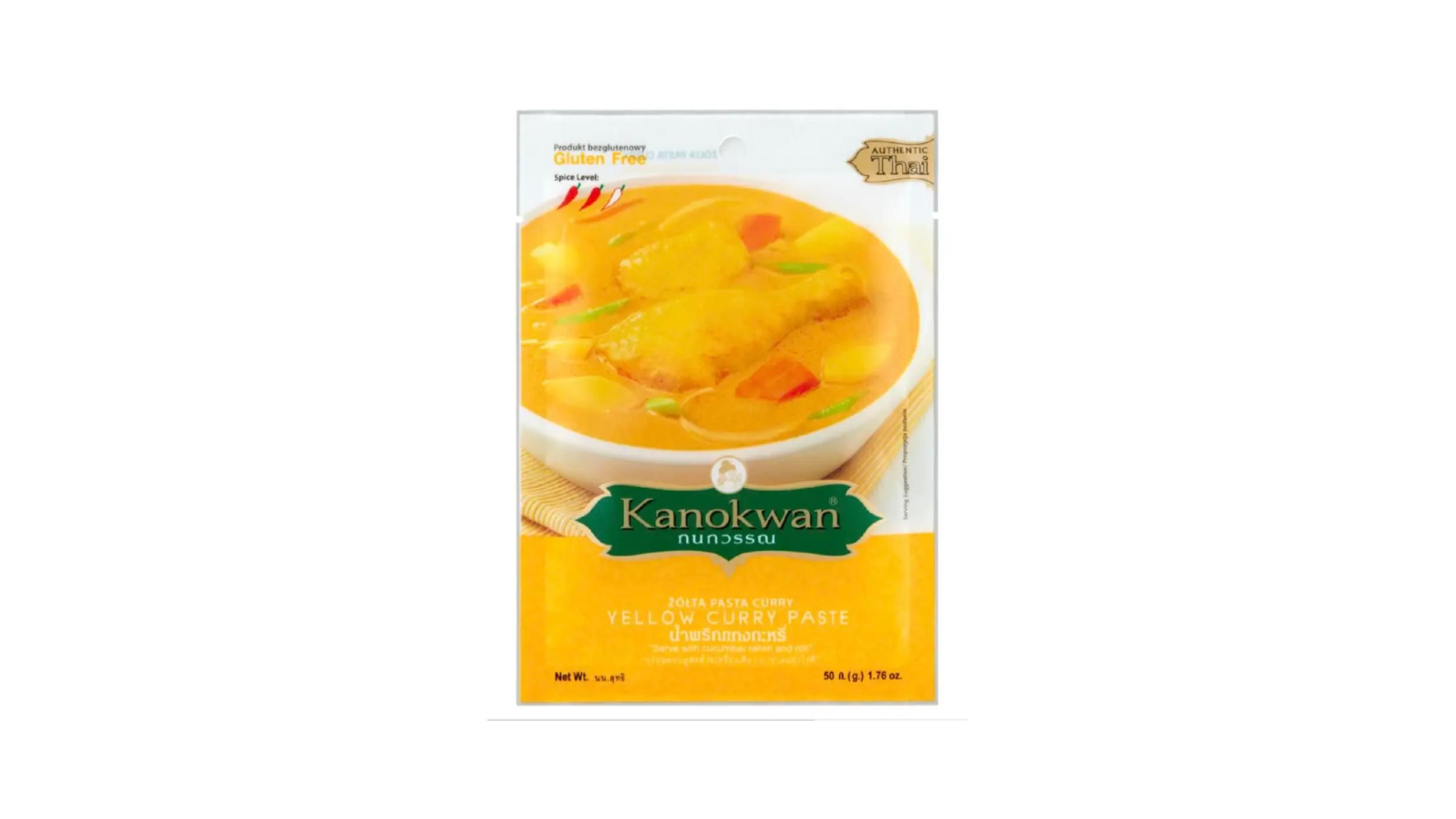 Kanokwan yellow hot sale curry paste