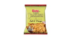 Oishi Ribbed Cracklings Salt & Vinegar Flavor 90g
