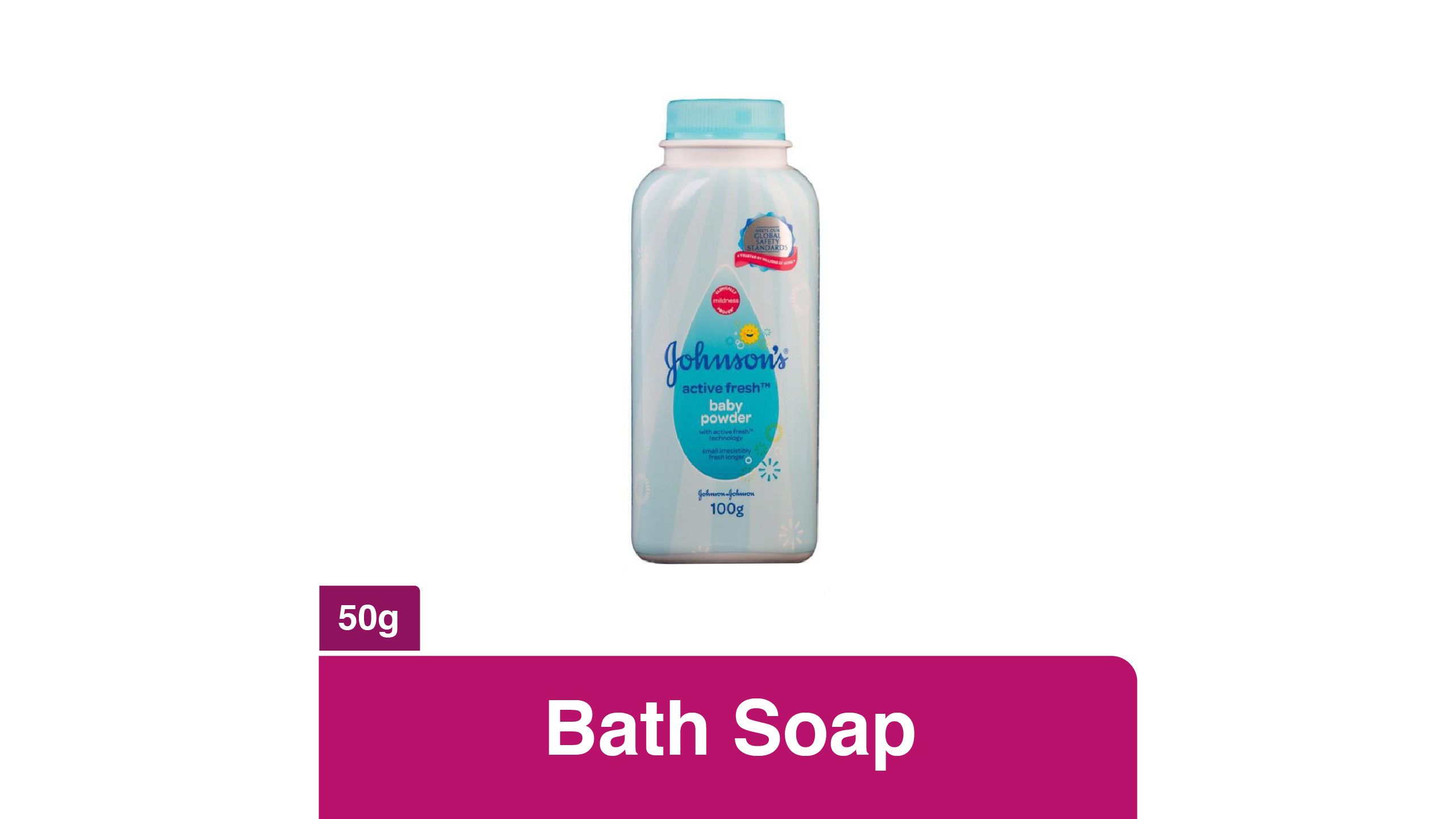 Johnson's Baby Powder active Fresh 50g (4801010109105)