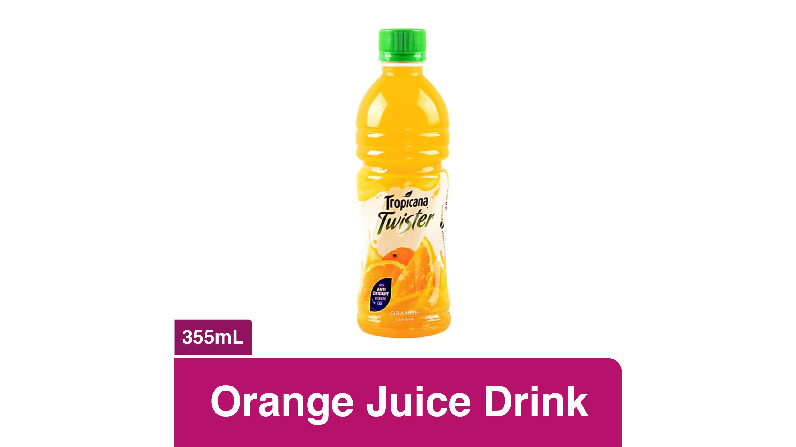 Tropicana twister Juice Orange 355ml (4803925051104)