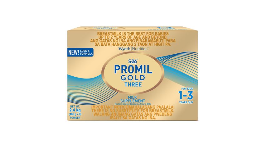 S26 Promil Gold Three Milk Supplement For Kids 1-3 Years Old Plain