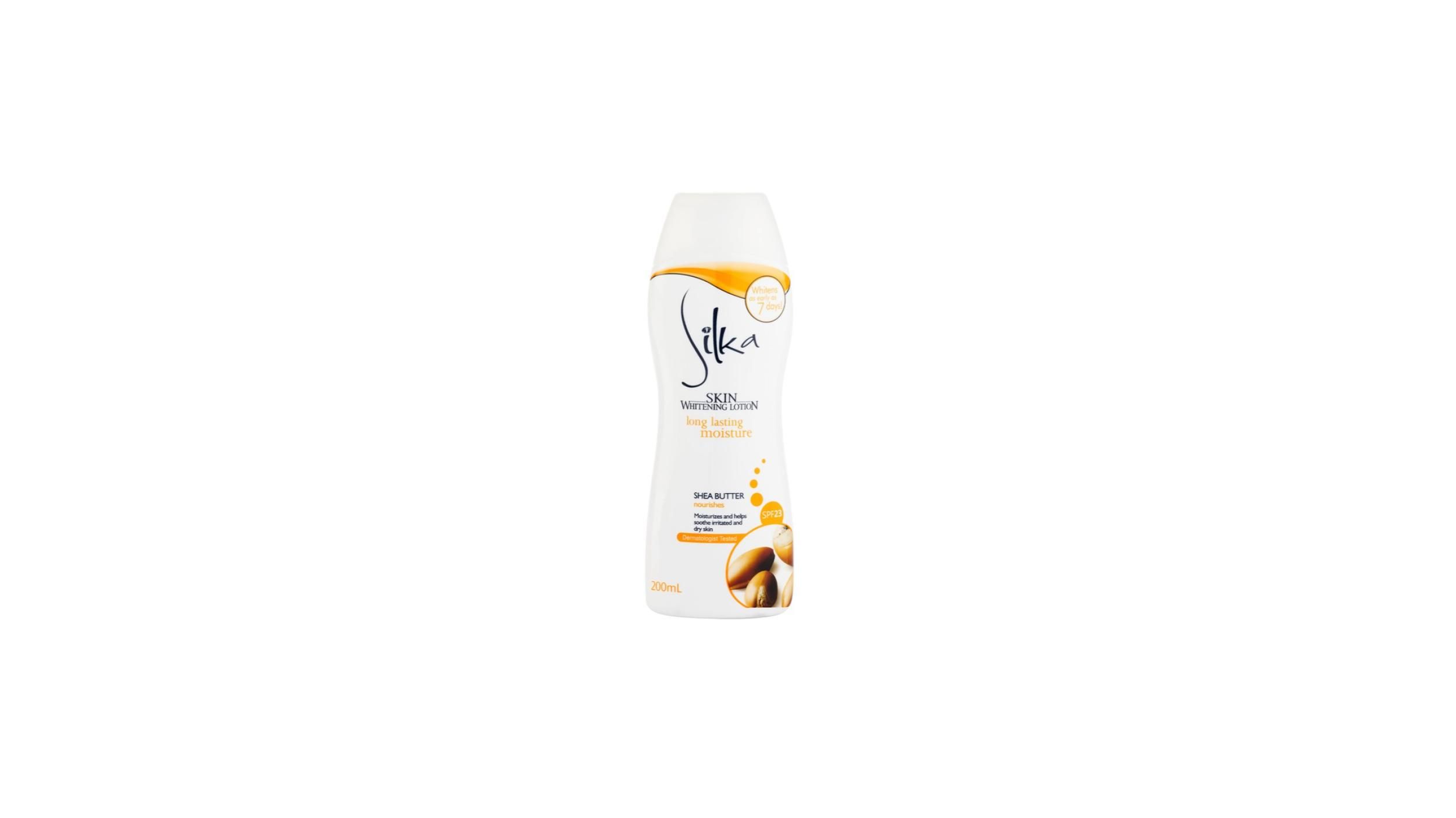 Buy Silka Whitening Lotion Long Lasting Moisture Shea Butter 200ml