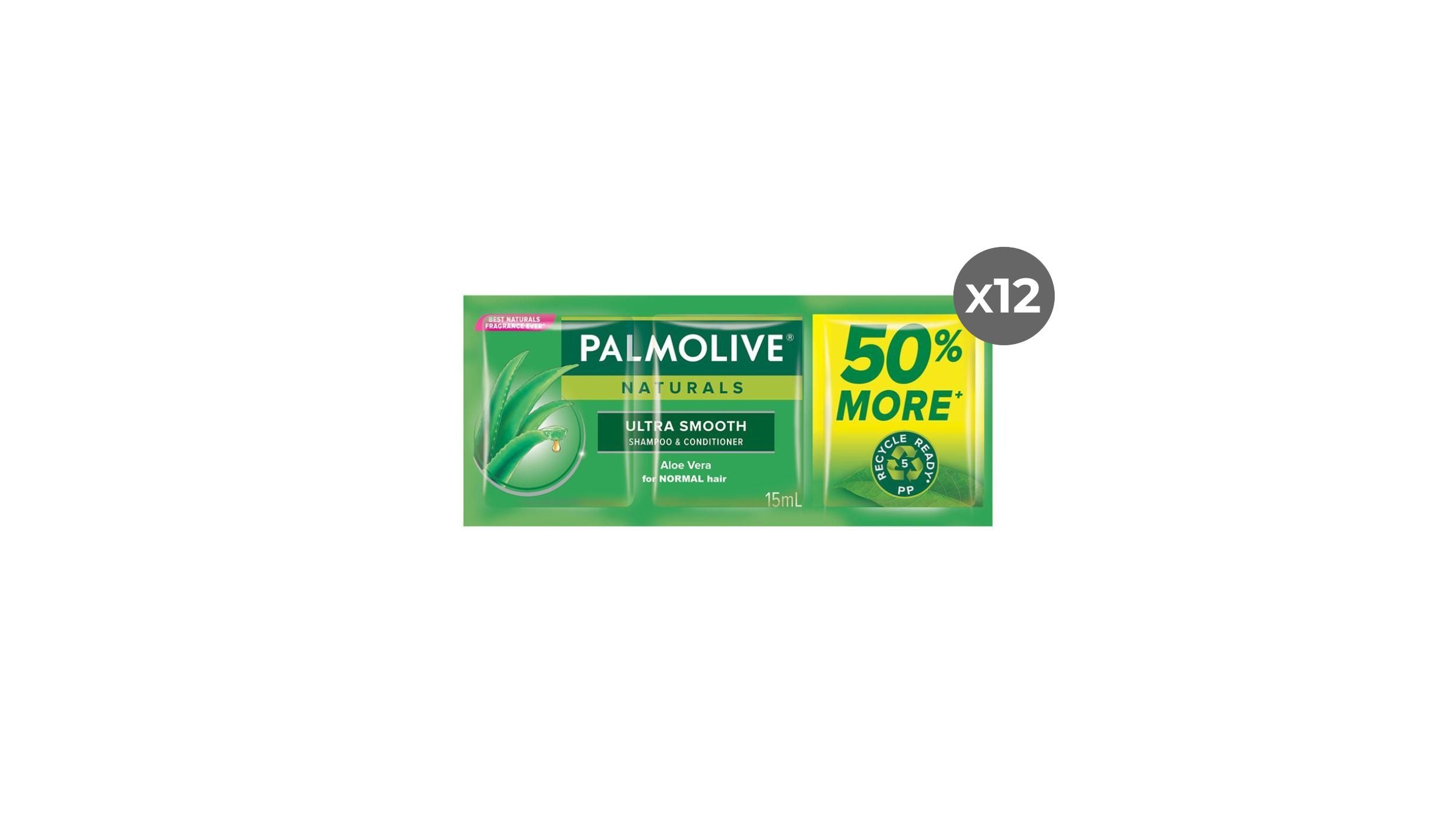 Palmolive Shampoo Ultra Smooth 15ml x 12